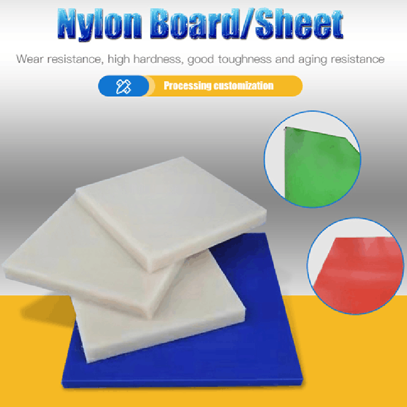 Engineering Plastic Backing Casting Board Nylon PP ABS PTFE UHMWPE Board Sheet Waterproof Customized color made in china Featured Image