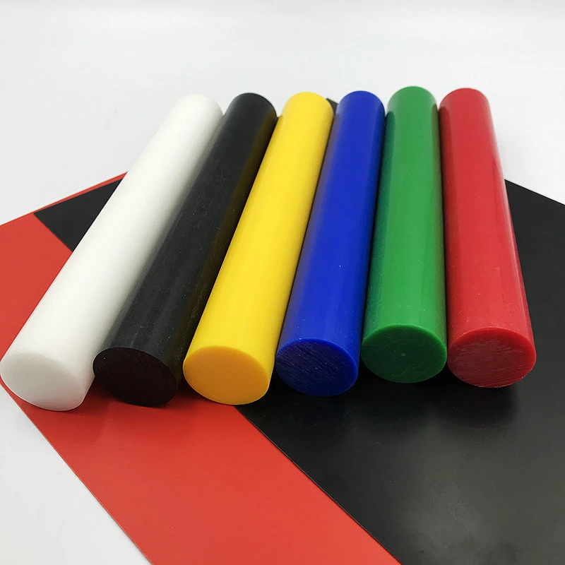 Nhựa Polyamide Tự nhiên Đen Xanh lục Xanh lam Màu đỏ Mc Nylon Cast Nylon 30% Sợi thủy tinh Thanh PA6 Thanh tròn Thanh kỹ thuật Nhựa polyamide PA66 Nylon POM PP UHMWPE PTFE HDPE Thanh và thanh nhựa ABS