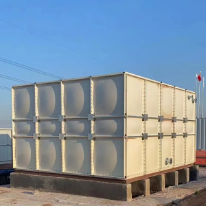 China Engineering Plastic GRP FRP Water Tank 20m3 50m3 100m3 water tank panel firefighting frp / grp pressed panel rectangular water storage tank