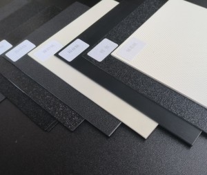 Usine de feuille de plastique ABS à texture lisse en plastique d'ingénierie en Chine Couleur personnalisée avec taille pour porte de réfrigérateur