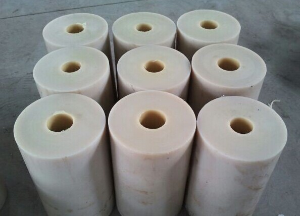 China Engineering Plastic PA6 polyamide Nylon half tube plastic Fixed block Customized color with size hole