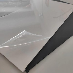 Usine de feuille de plastique ABS lisse OEM en plastique d'ingénierie en Chine Couleur personnalisée avec taille pour porte de réfrigérateur